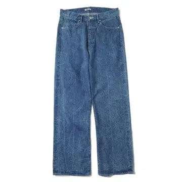 오라리 SELVEDGE FADED LIGHT DENIM PANTS