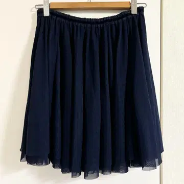 Tocco closet 토코 클로젯 튤 스커트 네이비 네이비