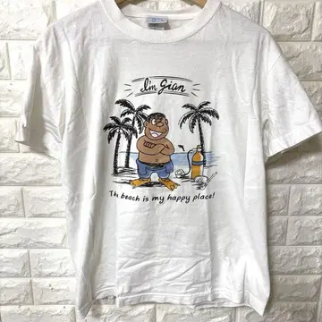 I'm Doraemon 오키나와 한정판 티셔츠 자이언 서핑 화이트 M