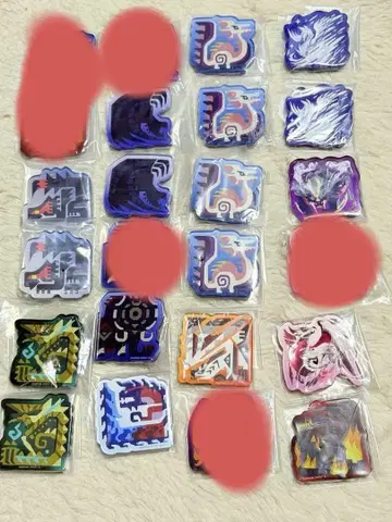 몬스터 헌터 20주년 기념 캐릭터 자석 모음
