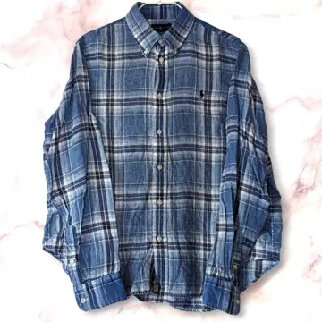 Ralph Lauren 랄프 로렌 린넨 셔츠 체크 셔츠