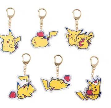 아크릴 키링 피카츄 다이너 PIKACHU DINER 6개 세트