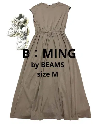 B: MING by BEAMS 슬리브리스 원피스 코튼 100% M