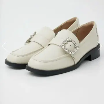 STACCATO 엘리트 버클 로퍼 24cm 화이트