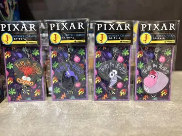 PIXAR 러버 키링 4개 세트