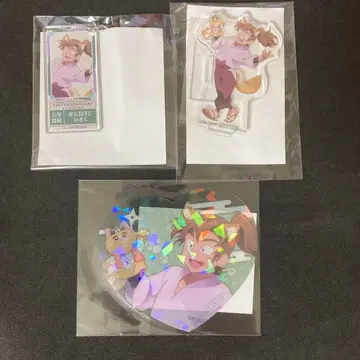 닌자 타마 란타로 반짝이 카드 티켓형 키링 아크릴 스탠드 젠포지 이사쿠