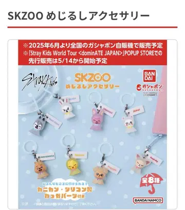 SKZOO 메지루시 액세서리 3개 세트