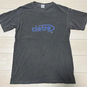ciatre 로고 프린트 티셔츠 그레이