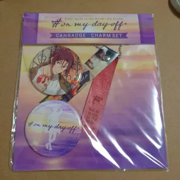 Free! 마츠오카 린 캔뱃지&참 세트 on my day off