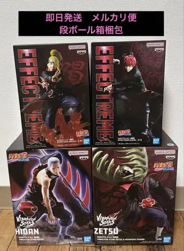 4개 세트 NARUTO 데이다라 전갈 히단 제츠 피규어