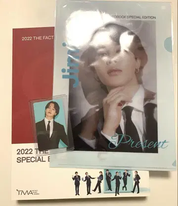 BTS 지민 2022 THE FACT 클리어 파일 트레이딩 카드