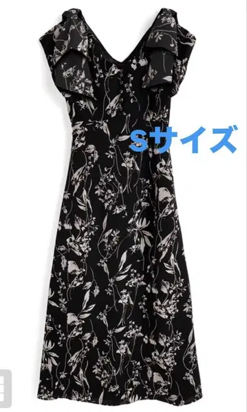 GRL 꽃무늬 숄더 리본 원피스 pm585