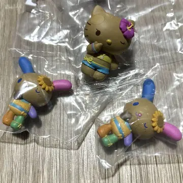 산리오 모두 함께 바캉스 가챠가챠 가샤폰 키티 우사하나