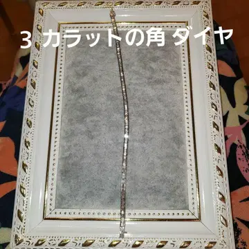 총 다이아몬드 팔찌 플라티나 900 3 캐럿 다이아몬드