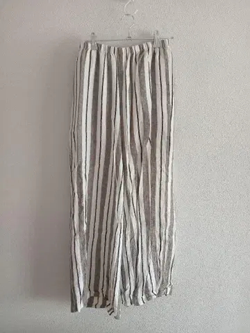 ITEMS URBAN RESEARCH 린넨 레이온 와이드 팬츠