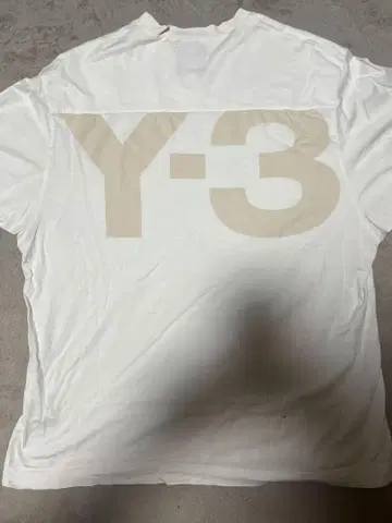 Y-3 화이트 티셔츠 XS