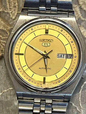 세이코 5 남성용 손목시계 7009-3170