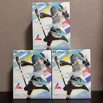 하츠네 미쿠 Luminasta 15th ver. 피규어 3개 세트