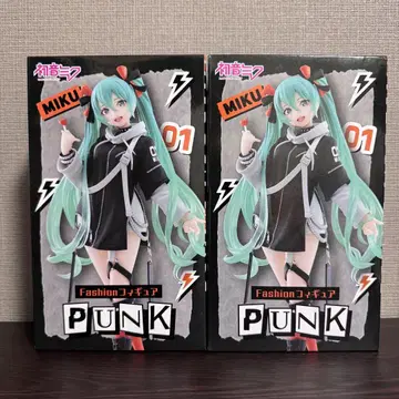 하츠네 미쿠 피규어 PUNK Fashion 2개 세트 새상품