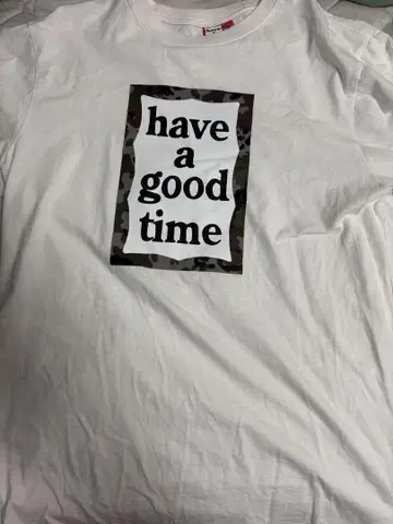 have a good time 카모플라쥬 티셔츠 L 사이즈