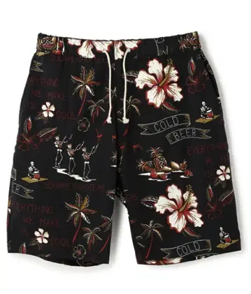 Schott 랜덤 스컬 하와이안 쇼츠