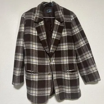 Lizwear 체크 무늬 테일러드 자켓
