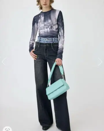 moussy W 허리 넓은 스트레이트 레그