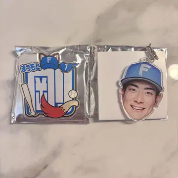 닛폰 햄 마츠모토 고 아크릴 키링 네임 배지 페이스