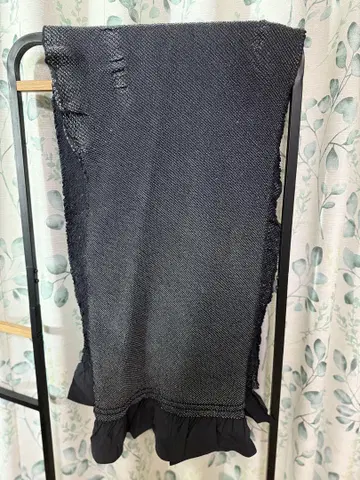 유카타 기모노 짜기 오비 블랙 검정 리메이크 중고품