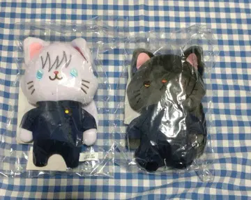 주술회전 with CAT 안대 봉제 인형 키링 고죠 사토루 게토 스구루