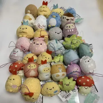 스미코구라시 마스코트 봉제 인형 묶음 판매 33개