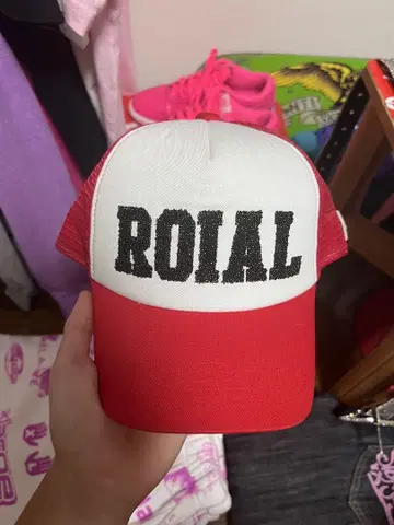 Roial 메쉬 캡 레드