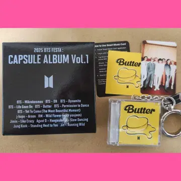 BTS festa 캡슐 앨범 butter