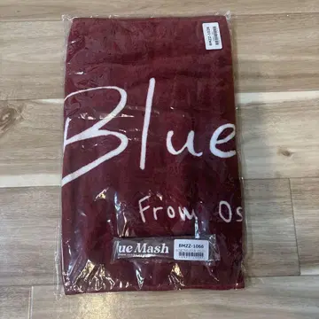 Blue Mash 버건디 타월 BMZ-1066 및 러버 밴드