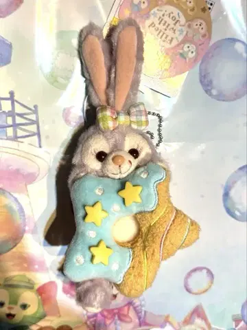 필드 위드 조이 스텔라 루 봉제 인형 배지 더피 & 프렌즈