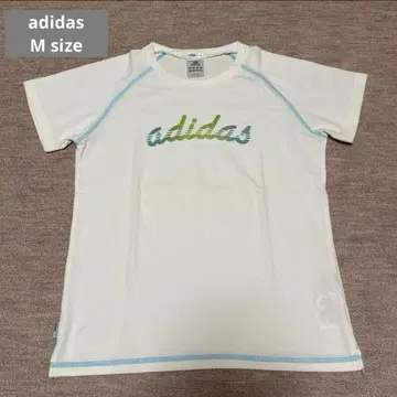 아디다스 여성용 반팔 화이트 M