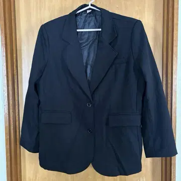 SHEIN 우먼 자켓 블레이저 심플 블랙 미사용 새상품 완판템