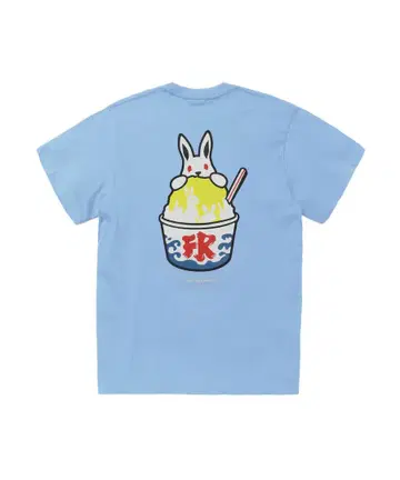 fr2 티셔츠 라이트 블루 빙수 Shaved Ice Rabbit
