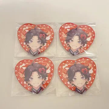 미에다 아키나 준 브라 준브라이드 캔뱃지 하트 캔뱃지