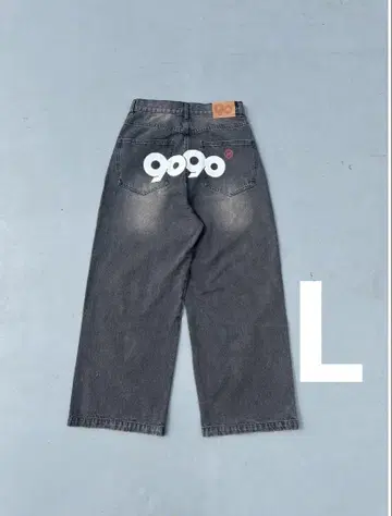 인기 완판템! 9090 OG Logo Painted Denim Pants