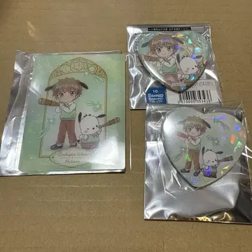 이샤오랑 카드캡터 사쿠라 산리오 TSUTAYA 하트 캔뱃지