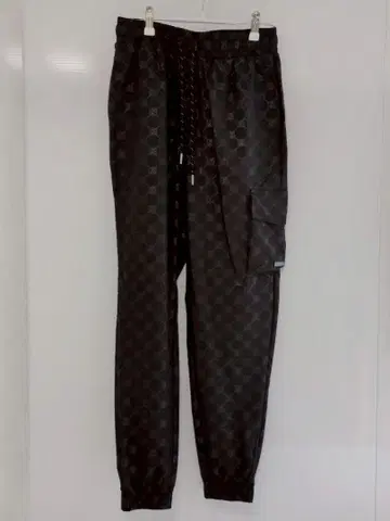 줌바 블랙 패턴 카고 팬츠