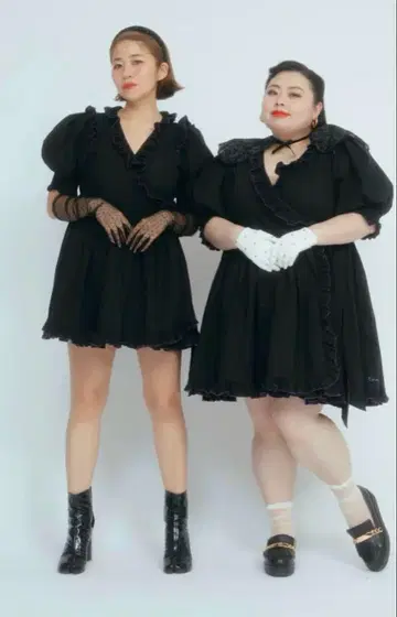 와타나베 나오미 & YOPPY 10 TEN 카슈쿨 퍼프 드레스 원피스