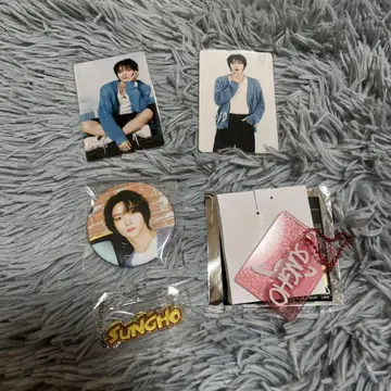 BOYNEXTDOOR 보넥도 송호 캔뱃지 아크릴 참 트레이딩 카드