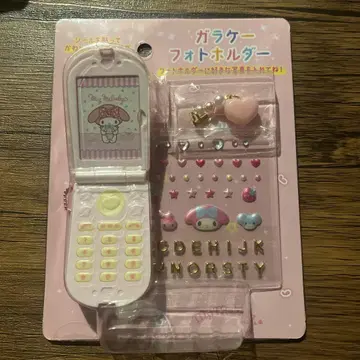 산리오 마이멜로디 피처폰 사진 홀더 헤이세이 Y2K 덕질