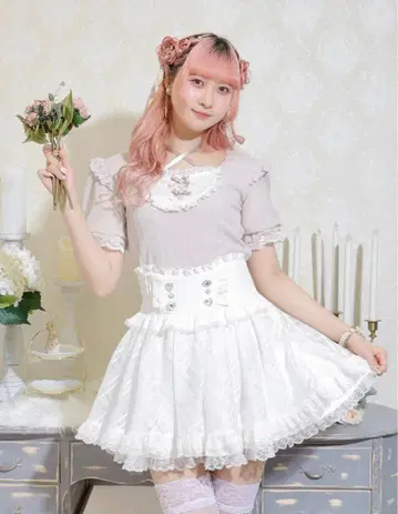 NOEMIE 노에미 프린세스 시어 체크 플레어 치마바지 양산 지뢰