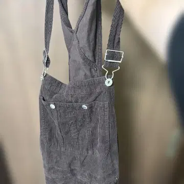 H&M 브라운 코듀로이 오버롤 170/80A