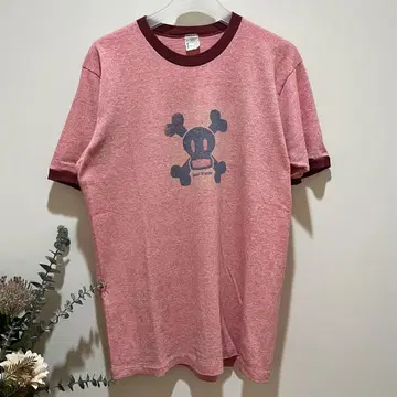 해골 Paul Frank XL 구제 의류 티셔츠 70s