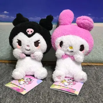 유루카와 산리오 캐릭터즈 홋코피코 봉제 인형 쿠로미 마이멜로디