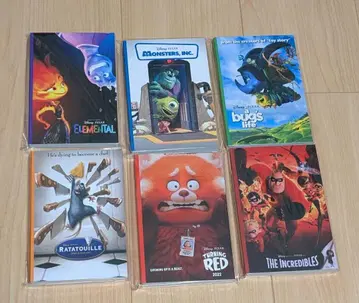 Pixar 해피 복권 H상 엽서 책 6종